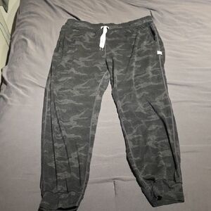 Vuori Black Camo Track Pants